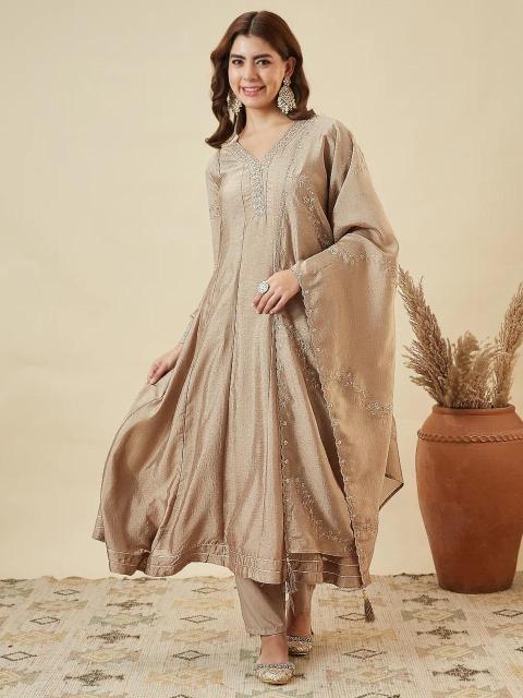 Krunique anarkali wholesale kurtis design catalog